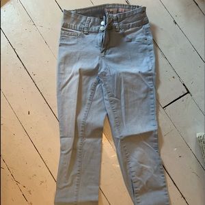 Juniors Mid rise light blue jeans